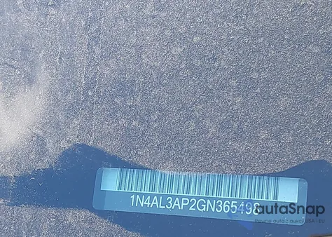 2016 Nissan Altima 2.5 S z USA, uszkodzony, nr VIN 1N4AL3AP2GN365498